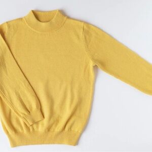Cygnet Living Mock Turtleneck Sweater in Mustard, Size 4T